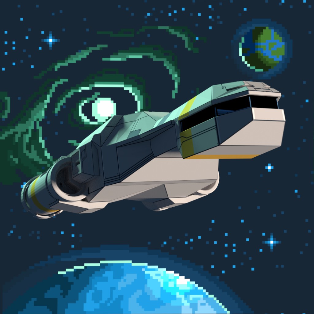 Kestrel Spaceship (faster than light) preview image 3
